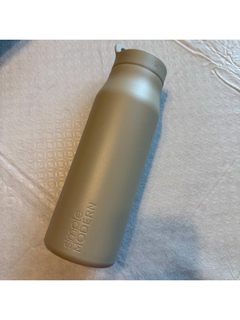 Simple Modern Mesa 34oz Water Bottle - Almond Birch